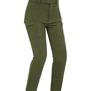 Legginsy motocyklowe damskie PMJ Sidney khaki Bezpieczna płatność