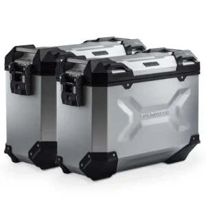 Zestaw: kufry boczne + stelaże PRO TRAX ADV SW-Motech CF Moto 450 MT (23-) srebrne [poj.: 45 +37l] Szybka dostawa