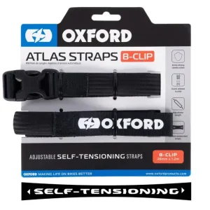 Pasy mocujące bagaż Oxford Atlas B-Clip 26 [mm] x 1.2 [m] czarne Cena promocyjna