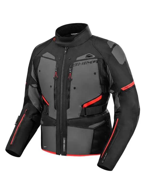 Bestseller Kurtka motocyklowa tekstylna Shima Dune czarno-czerwona
