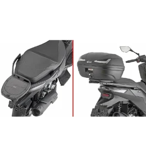 Dostępne od ręki Stelaż pod kufer centralny Monolock GIVI Voge SR3 350 (24-)[bez płyty montażowej]