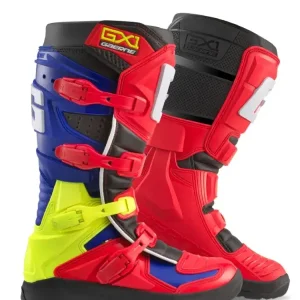 Buty enduro Gaerne GX-1 Evo czerwono-niebiesko-żółte Tani