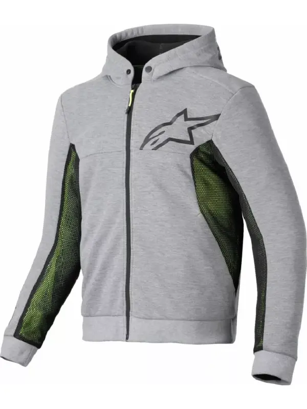 Obniżka ceny Bluza motocyklowa Alpinestars Chrome Air czarno-szara-fluo