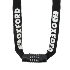 Łańcuch do motocykla Oxford Combi Chain 8 z szyfrem [długość: 2 m; średnica oczka: 8 mm] Cena promocyjna