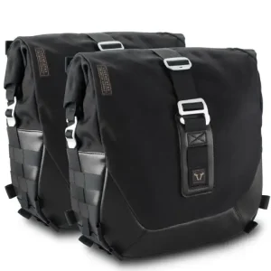 Zestaw sakw bocznych Legend Gear LC2 ze stelażami SW-Motech Husqvarna Svartpilen (23-)/ Vitpilen 401 (23-25) czarne [poj.: 2 x 13,5 L] Ostatnie sztuki