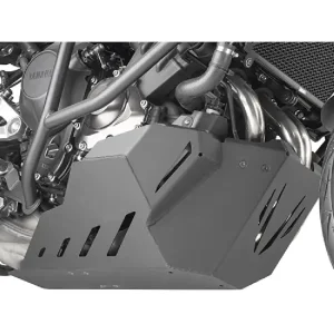 Darmowy zwrot Osłona miski olejowej Kappa aluminiowa, czarna Yamaha Tracer 900/ GT (18-20)
