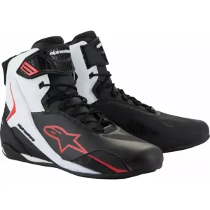 Ograniczona ilość Buty motocyklowe Alpinestars Faster-4 czarno-biało-czerwone