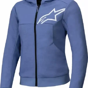 Bestseller Bluza motocyklowa damska Alpinestars Stella Chrome V2 niebieska
