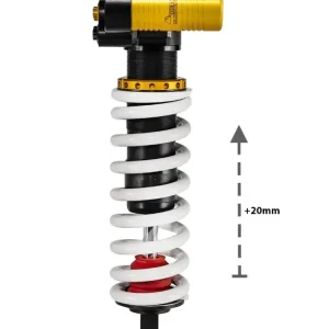 Amortyzator motocyklowy podwyższający wysokość zawieszenia Touratech Extreme2 Husqvarna Norden 901/ Expedition, KTM 790 Adventure R, 890 Adventure R [+20 mm] Nowy