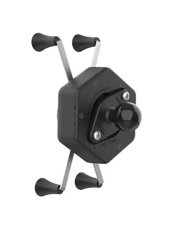 Uchwyt na telefon RAM X-Grip duży z kulą montażową 1" i adapterem tłumiącym wibracje Łatwy zwrot