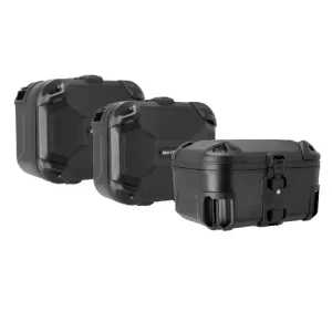 Zestaw: kufry boczne DUSC M i L + kufer centralny DUSC L + stelaże PRO + stelaż Adventure-Rack SW-Motech BMW F 900 GS Adventure (24-) [poj.: 1 x 33l + 2 x 41l] Ostatnia szansa