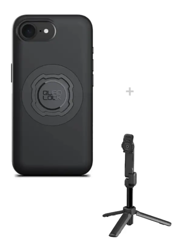 Do wyczerpania zapasów Zestaw: etui MAG na telefon iPhone 16e (magnetyczne) + statyw/ selfie stick Quad Lock