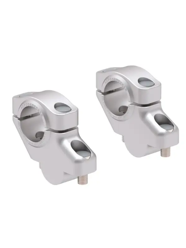 Bestseller Podwyższenie kierownicy Hepco&Becker Yamaha Tenere 700 Rally (25-) (30 mm w górę, 21 mm w tył) srebrne