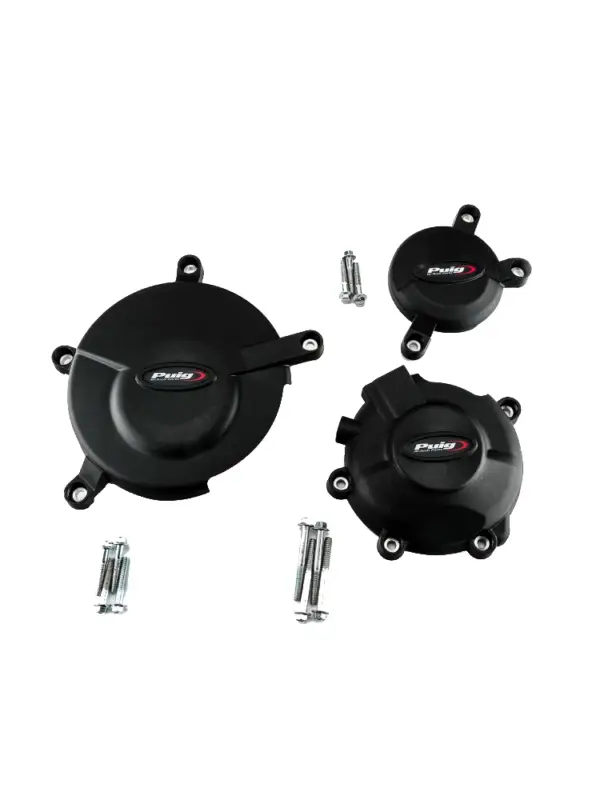 Pokrywy dekli silnika PUIG Suzuki GSX R650/ R750 (11-16) czarne Ekspresowa dostawa