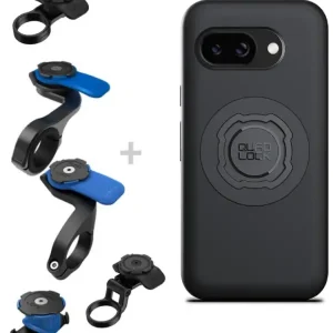 Bestseller Zestaw rowerowy: etui MAG na telefon Google Pixel 9A (magnetyczne) + mocowanie Quad Lock