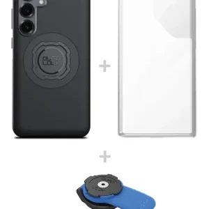Zestaw: etui MAG na telefon Samsung Galaxy S25+ (magnetyczne) + wodoodporny pokrowiec MAG + uchwyt kulowy Quad Lock Okazja