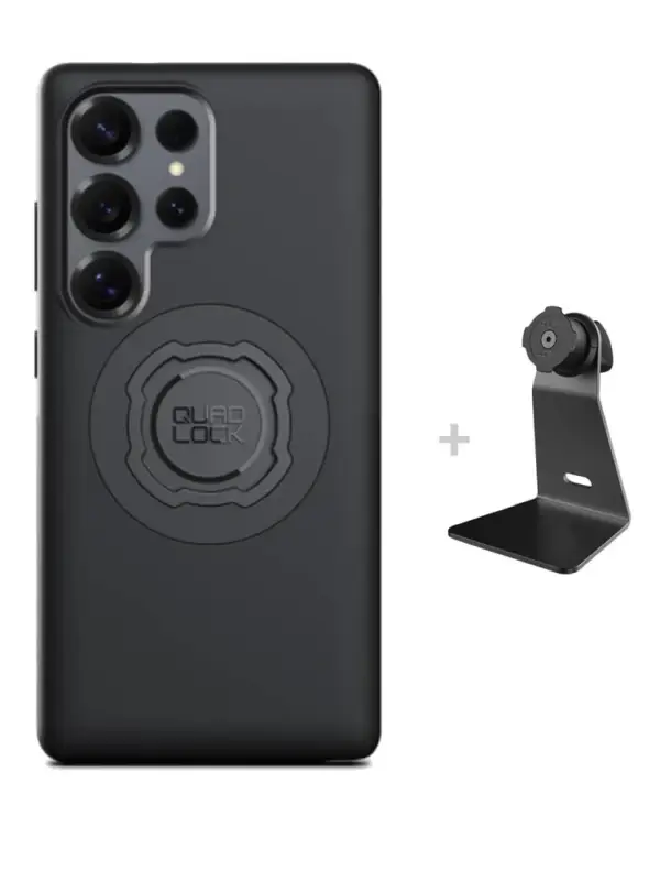 Zestaw na biurko: etui MAG na telefon Samsung Galaxy S25 Ultra (magnetyczne) + uchwyt Quad Lock Szybka wysyłka