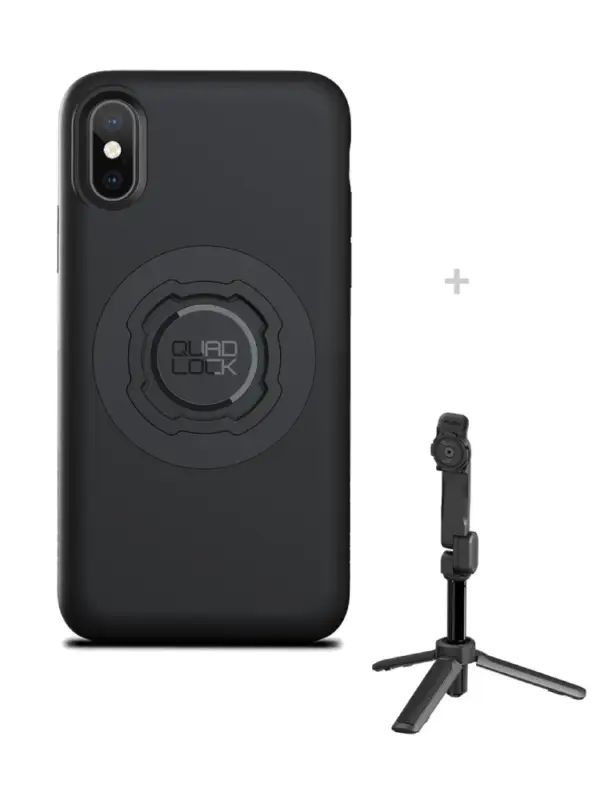 Zestaw: etui na telefon iPhone X/XS + statyw/ selfie stick Quad Lock Najlepsza cena