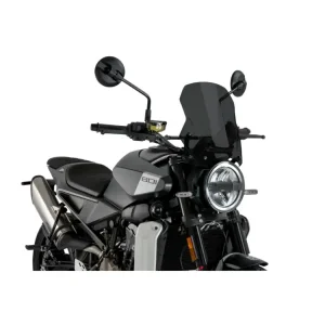 Zamów teraz Szyba motocyklowa sportowa Puig New Generation Sport Husqvarna Svartpilen 801 (24-) mocno przyciemniana