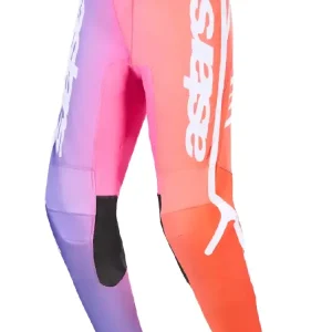 Spodnie cross Alpinestars MX Fluid Apex fioletowo-różowo-czerwone Cena promocyjna