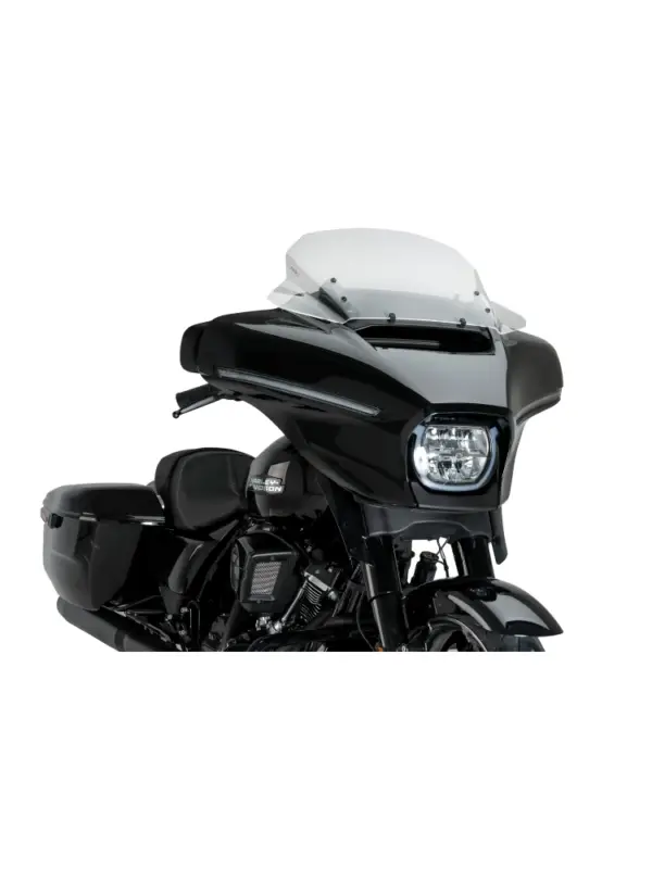 Ekspresowa dostawa Szyba motocyklowa turystyczna Puig Harley Davidson Street Glide FLXH (24) przeźroczysta
