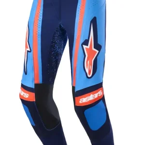 Spodnie cross Alpinestars MX Techstar Nomur niebiesko-czerwone Super okazja