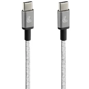 Cena promocyjna Kabel USB typu C z wyjściem USB typu C Lampa 100 cm metalowy
