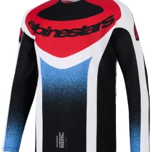 Kup teraz Bluza cross Alpinestars MX Techstar Knif czarno-biało-czerwona