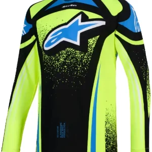 Bluza cross Alpinestars MX Techstar Nomur czarno-niebieska-fluo Sprawdź teraz