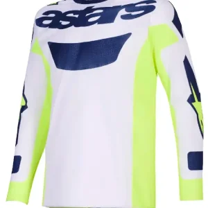 Bluza cross Alpinestars MX Racer Air Riway niebiesko-szara-fluo Wyjątkowa oferta