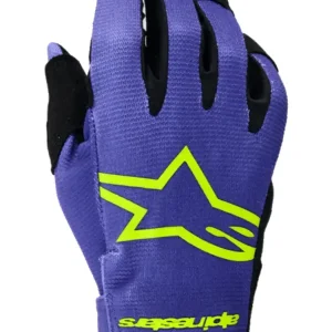 Rękawice cross dziecięce Alpinestars MX Radar fioletowo-czarne-fluo Tylko dziś