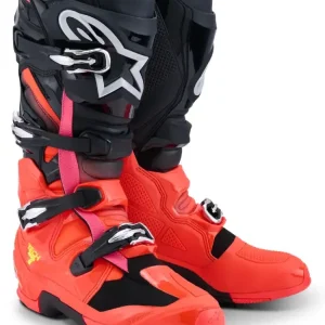Promocja Buty enduro Alpinestars MX Tech 7 czarno-czerwono-różowe