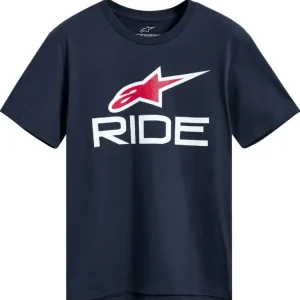 Koszulka z krótkim rękawem Alpinestars Rider 2.0 CSF niebiesko-biało-czerwona Zamów teraz