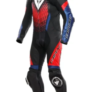 Kombinezon motocyklowy jednoczęściowy Dainese Laguna Seca 6 czarno-niebiesko-czerwony Kup online