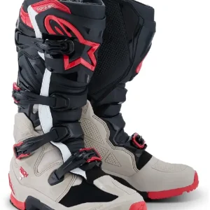 Buty enduro Alpinestars MX Tech 7 Enduro czarno-szaro-czerwone Wyjątkowa oferta