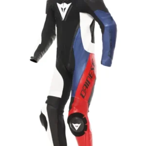 Promocja Kombinezon motocyklowy jednoczęściowy Dainese Demon Sprint czarno-biało-czerwony