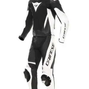 Kombinezon motocyklowy dwuczęściowy Dainese Demon Sprint czarno-biały Okazja