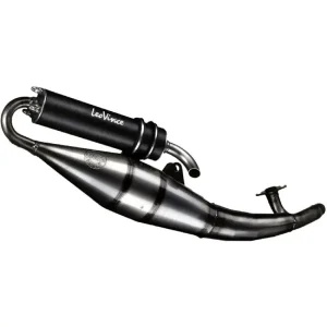 Nowy Pełny układ wydechowy LeoVince Hand Made TT Black Edition Aprilia SR 50 R Factory (04-12)/ Sport Pro (-03) stal nierdzewna
