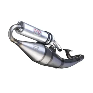 Pełny układ wydechowy LeoVince Hand Made TT Aprilia SR 50 R Factory (04-12)/ Sport Pro (-03) stal nierdzewna Oferta limitowana