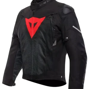 Oferta limitowana Kurtka motocyklowa tekstylna Dainese Super Sprint D-Dry czarno-czerwona