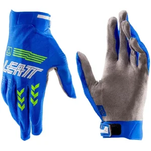 Wysoka jakość Rękawice cross Leatt Moto 2.5 X-Flow niebieskie-fluo