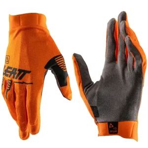 Rękawice cross Leatt Moto 1.5 GripR pomarańczowo-szare Ograniczona ilość
