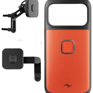 Zestaw na motocykl: etui Peak Design Mobile Gnar Case do smartfona Iphone 17 Pro Max z mocowaniem motocykla Cena promocyjna