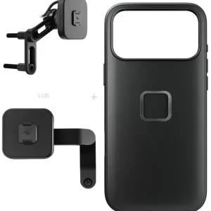 Hit cenowy Zestaw na motocykl: etui Peak Design Mobile Everyday Clarino Case iPhone 17 Pro Max z mocowaniem motocykla