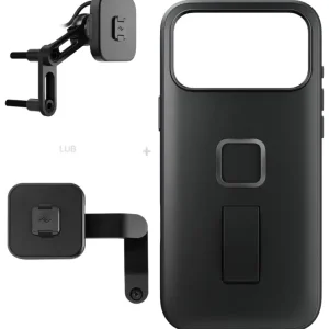 Zestaw na motocykl: etui Peak Design Mobile Everyday Clarino Loop iPhone 17 Pro Max z mocowaniem motocykla Wysoka jakość