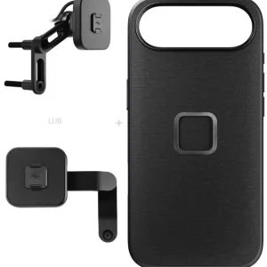 Zestaw na motocykl: etui Peak Design Mobile Everyday Fabric do smartfona Iphone 17 Air z mocowaniem motocykla Najlepsza cena