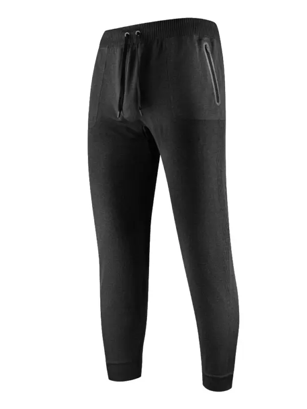 Spodnie dresowe Brubeck Fusion czarne Premium
