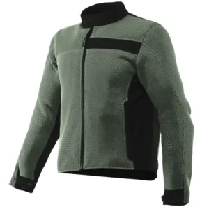 Kurtka motocyklowa tekstylna Dainese Lisbona Air Tex zielono-czarna Tylko dziś
