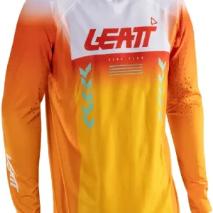 Wyprzedaż Bluza enduro Leatt Moto 5.5 UltraWeld biało-pomarańczowa