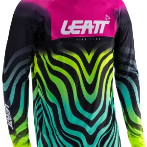 Bluza enduro Leatt Moto 5.5 UltraWeld różowo-niebieska-fluo Zniżka
